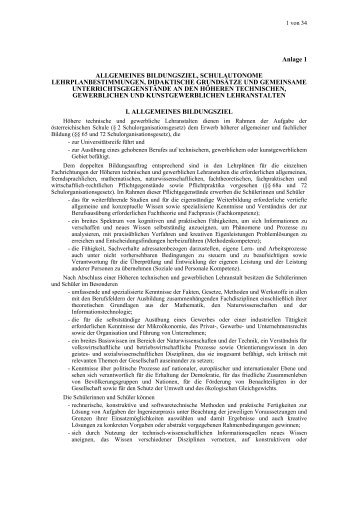 Anlage 1 (pdf, 251 KB) - Bundesministerium für Unterricht, Kunst ...