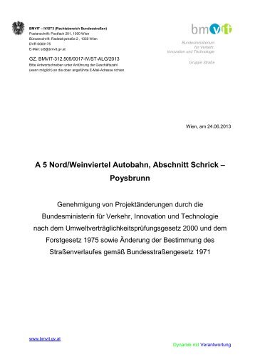 Änderungsbescheid vom 24. Juni 2013 (pdf 1,9 MB)