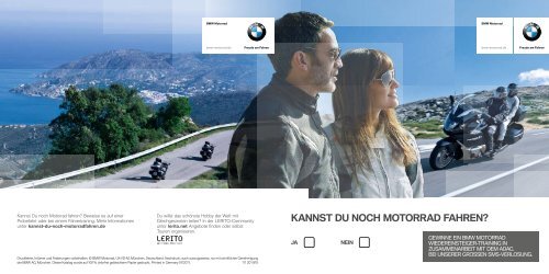 Kannst Du noch Motorrad fahren? Mach den Test! - BMW Motorrad