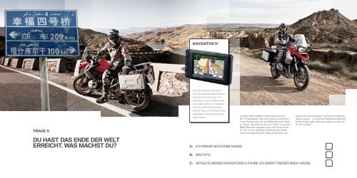 Kannst Du noch Motorrad fahren? Mach den Test! - BMW Motorrad