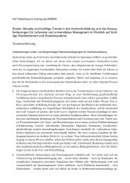 Studie: Aktuelle und künftige Trends in der Hochschulbildung und ...