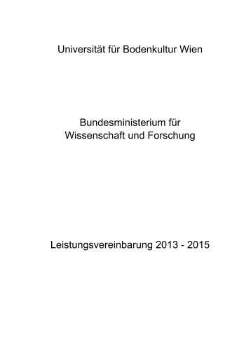 Universitaet_fuer_Bodenkultur - Bundesministerium für ...