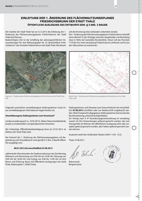 THALEKuriEr 07 / 2013