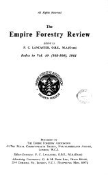 Empire Forestry Review