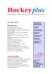 Hockeyplus-Newsletter Nr.11 online (pdf) - Deutscher Hockey Bund ...