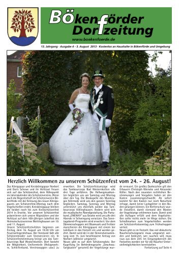 Bökenförder Dorfzeitung - in Bökenförde!