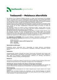 Teebaumöl.pdf - Bollwerkapotheke