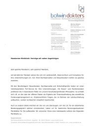 Verträge mit nahen Angehörigen - bolwindokters