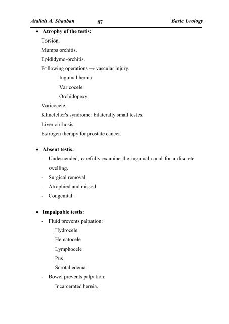 Basic Urology