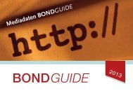 Mediadaten BOND GUIDE