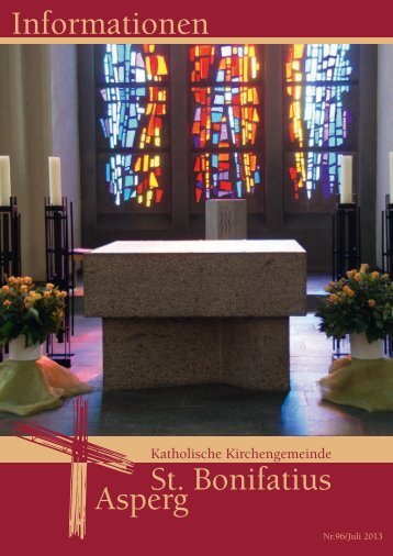 Informationen Nr. 96 (Juli 2013) - Katholische Kirchengemeinde St ...