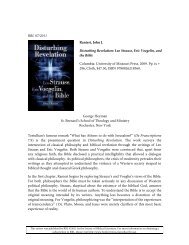 Read the Review - Review of Biblical Literature