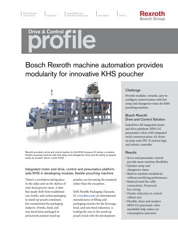 Bosch Rexroth machine automation provides modularity for ...
