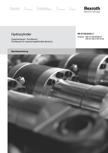 Hydrozylinder - Bosch Rexroth