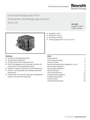 RD 10 223 - Bosch Rexroth