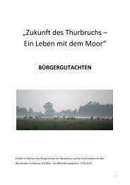 Bürgergutachten - Institut für Botanik und Landschaftsökologie