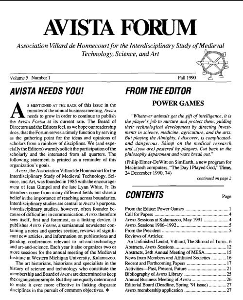 Avista Forum