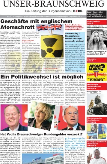 Ausgabe 10 aus 09/2013 - bei braunschweig-online.com