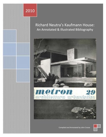 Richard Neutra's Kaufmann House: -  so-cal-arch