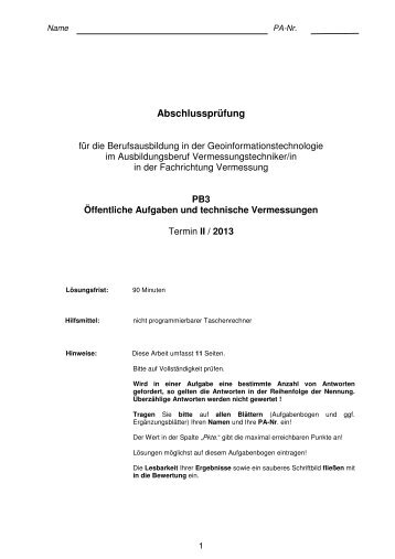 Abschlussprüfung