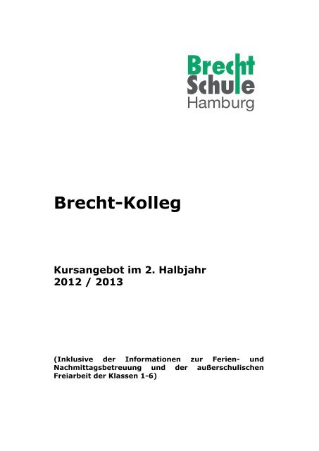 Brecht Kolleg Brecht Schulen