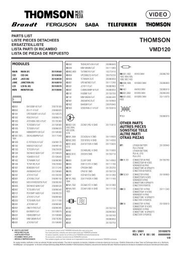 thomson vmd120 - BRELECT