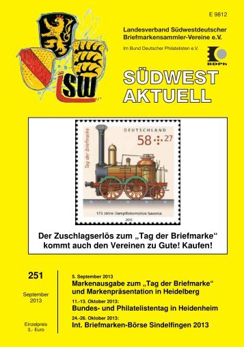 SWA 251 - Landesverband Südwestdeutscher Briefmarkensammler ...