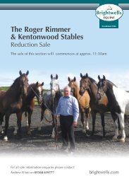 The Roger Rimmer & Kentonwood Stables - Brightwells