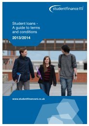 A guide to terms and conditions - Student Loan Repayment