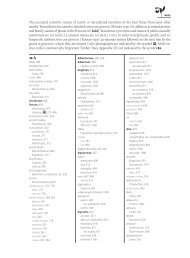 The accepted scientific names of native or naturalized members of ...