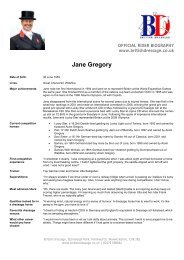 Jane Gregory - British Dressage