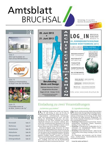 Amtsblatt KW 24/2013 - Bruchsal