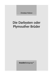 Die Darbysten oder Plymouther Brüder - bruederbewegung.de