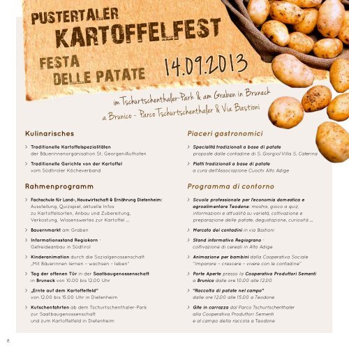 Kartoffelfest - Bruneck