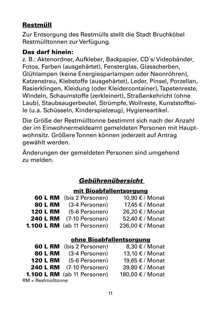 Abfallinformation 2013 - Stadt Bruchköbel