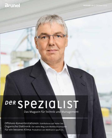 Das Magazin für Technik und Management - Brunel GmbH