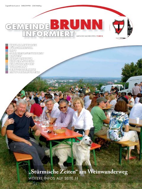 Gemeindezeitung 7/2013 - Brunn am Gebirge