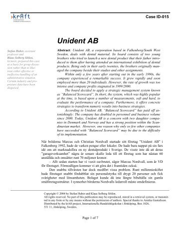 Unident AB