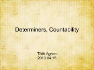 Determiners, Countability