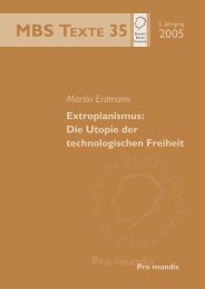 Extropianismus - Martin Bucer Seminar