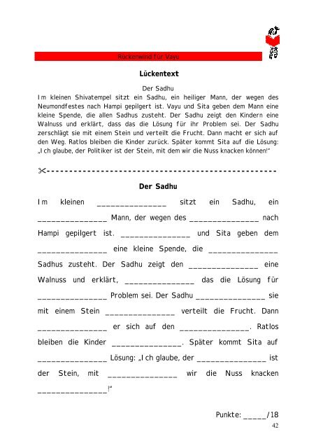 Rückenwind für Vayu - Skriptum (PDF - 4 MB) - Buchklub der Jugend