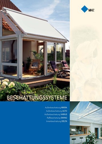 Prospekt Beschattungssysteme - Buchner GmbH