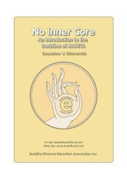 No Inner Core: An Introduction to the Doctrine of Anatta - BuddhaNet
