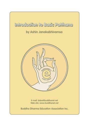 Introduction to Basic Patthana (Burmese Script) - BuddhaNet