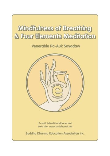 Mindfulness of Breathing & Four Elements Meditation - BuddhaNet