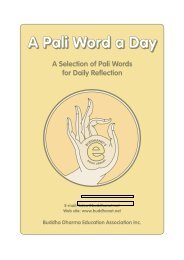 A Pali Word A Day (.pdf) - BuddhaNet