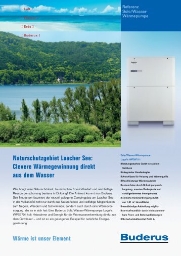 Referenzblatt Campingblatt Laacher See - Buderus