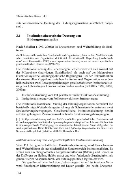 Organisationsgebundene pädagogische Professionalität - Budrich