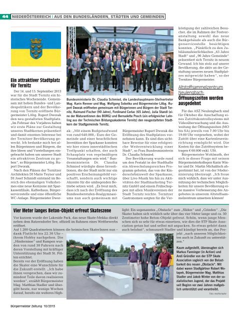 Ausgabe 10/2013 - Bürgermeister Zeitung