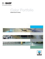 MBT / BASF - Color Portfolio - Standard Colors for ... - BuildSite.com